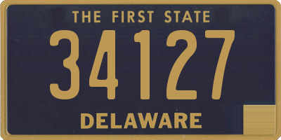 DE license plate 34127