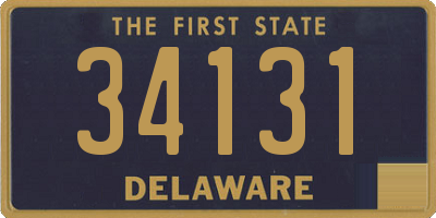 DE license plate 34131