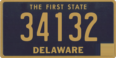 DE license plate 34132