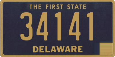 DE license plate 34141