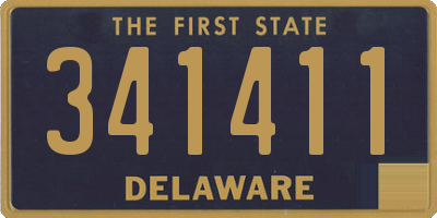 DE license plate 341411