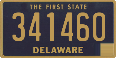DE license plate 341460