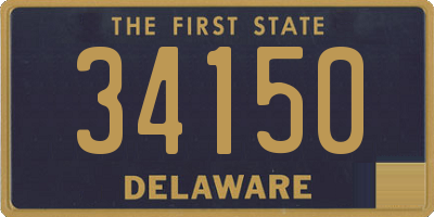 DE license plate 34150