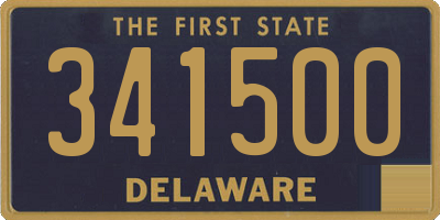 DE license plate 341500