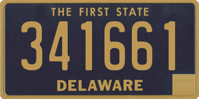 DE license plate 341661