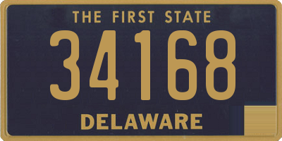 DE license plate 34168