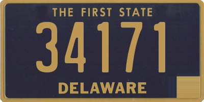 DE license plate 34171