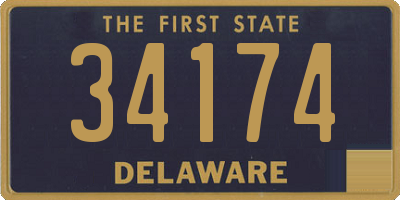 DE license plate 34174