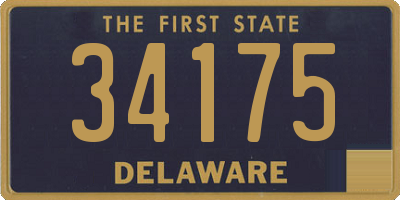 DE license plate 34175