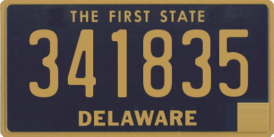 DE license plate 341835