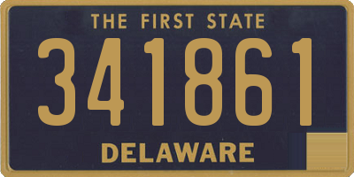 DE license plate 341861