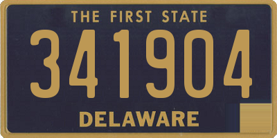 DE license plate 341904