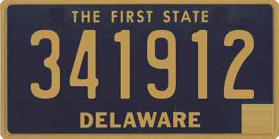 DE license plate 341912