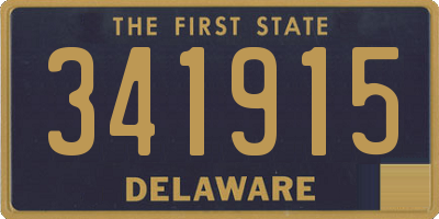 DE license plate 341915