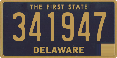 DE license plate 341947