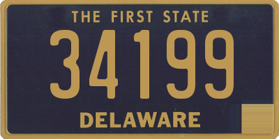 DE license plate 34199
