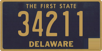 DE license plate 34211