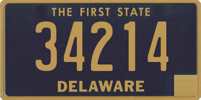 DE license plate 34214