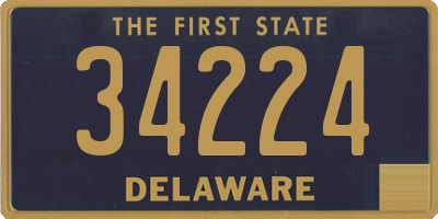 DE license plate 34224