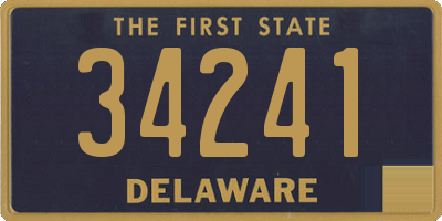 DE license plate 34241