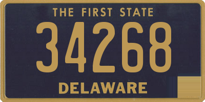 DE license plate 34268