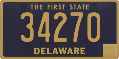 DE license plate 34270