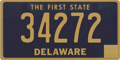 DE license plate 34272