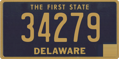 DE license plate 34279