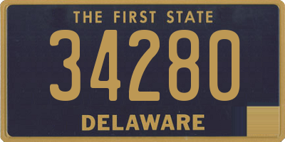 DE license plate 34280