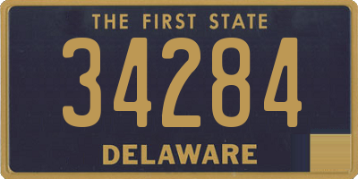 DE license plate 34284