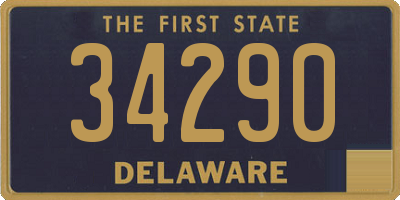 DE license plate 34290