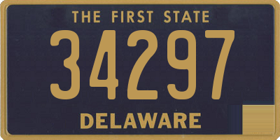 DE license plate 34297