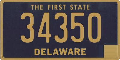 DE license plate 34350
