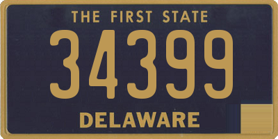 DE license plate 34399