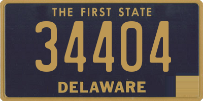 DE license plate 34404