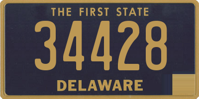 DE license plate 34428