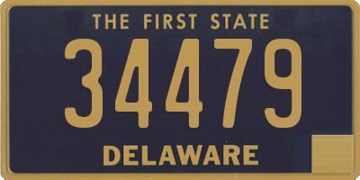 DE license plate 34479