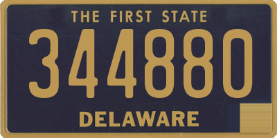 DE license plate 344880