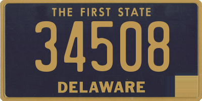 DE license plate 34508
