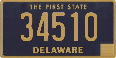 DE license plate 34510