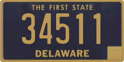 DE license plate 34511