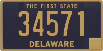 DE license plate 34571