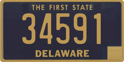 DE license plate 34591