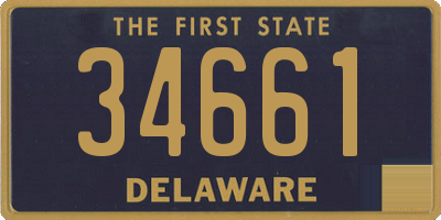 DE license plate 34661