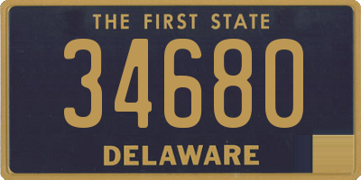 DE license plate 34680