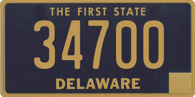 DE license plate 34700