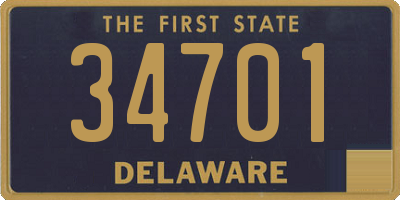 DE license plate 34701