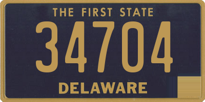 DE license plate 34704