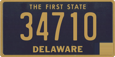 DE license plate 34710