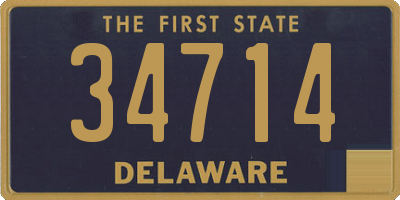 DE license plate 34714